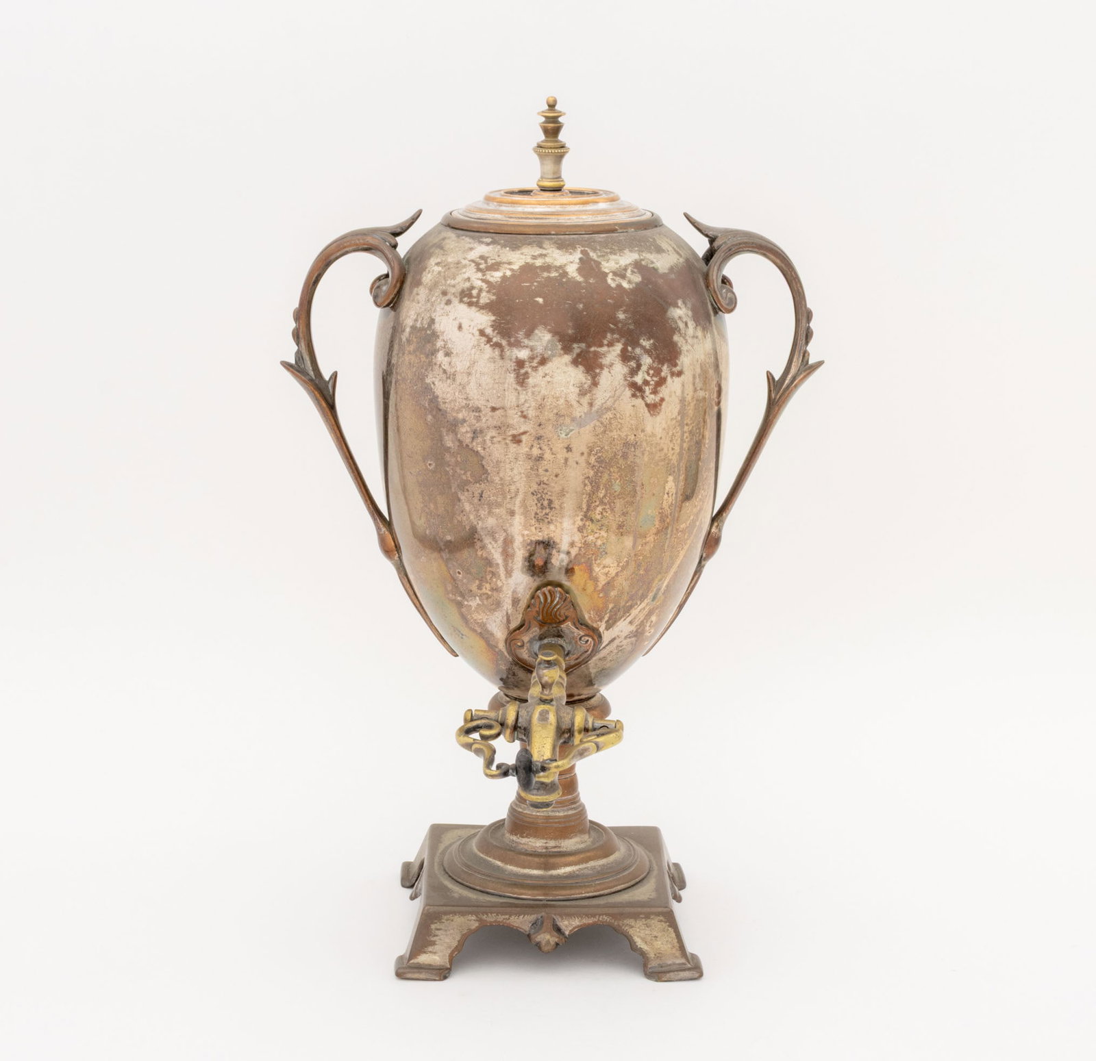 Victorian Silver Plate Coffee Urn - 4