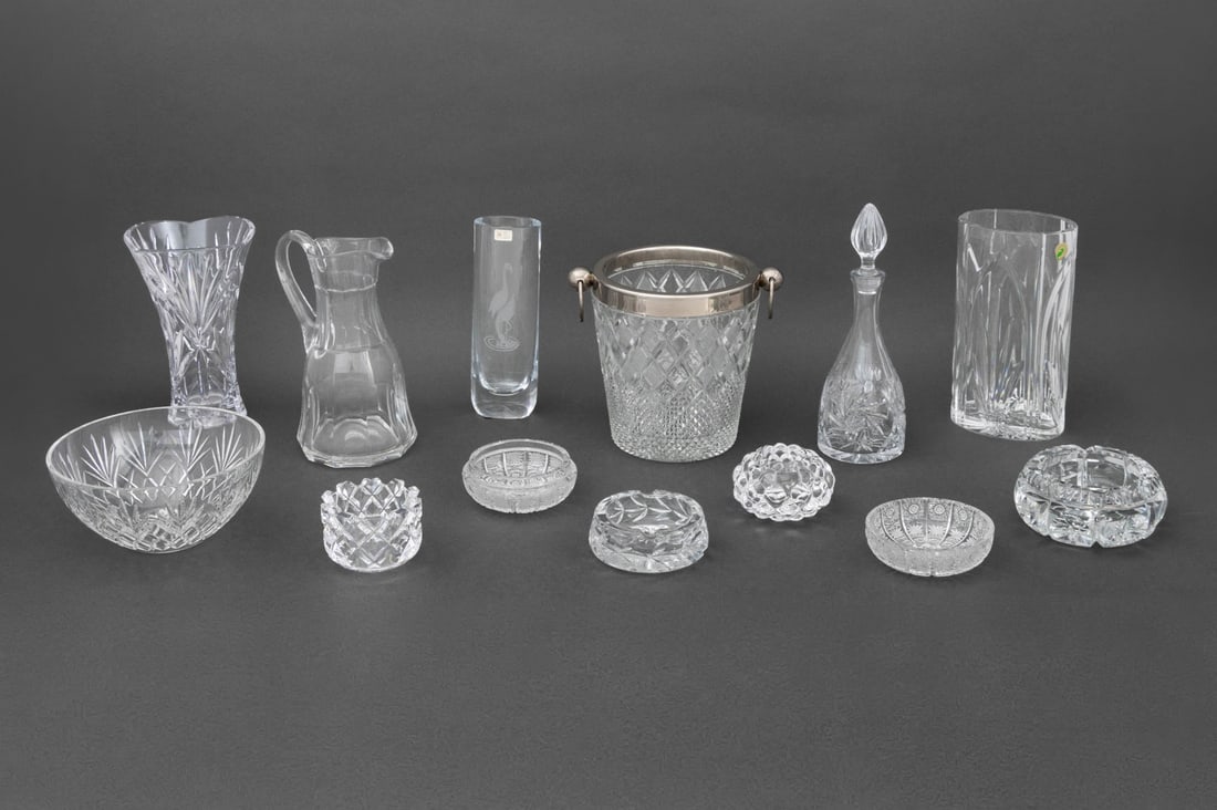 Waterford, Etc. Cut Crystal Tableware, 13 Pcs. (1 of 20)