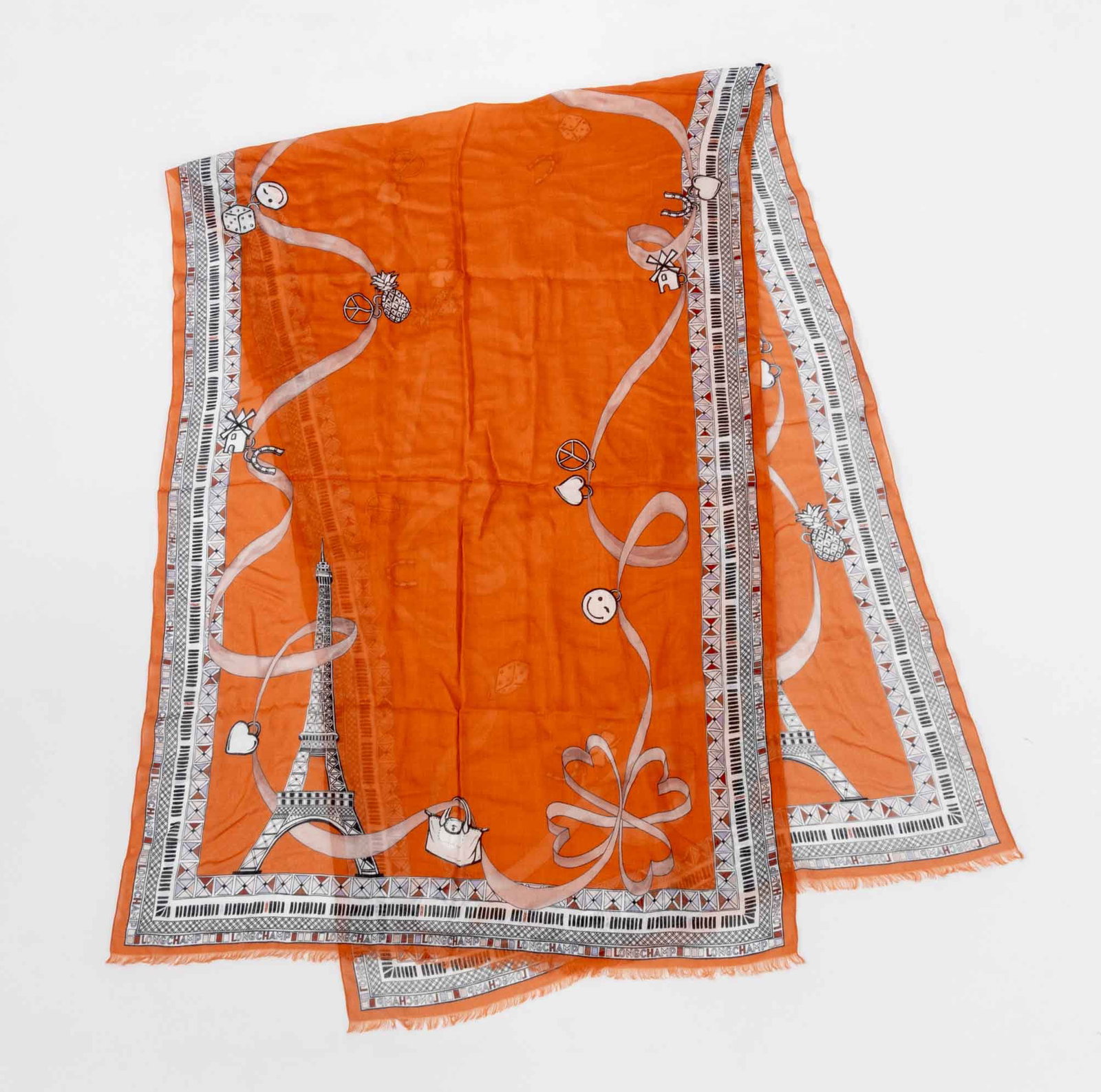 Longchamp Silk Blend Scarves, 3 - 9