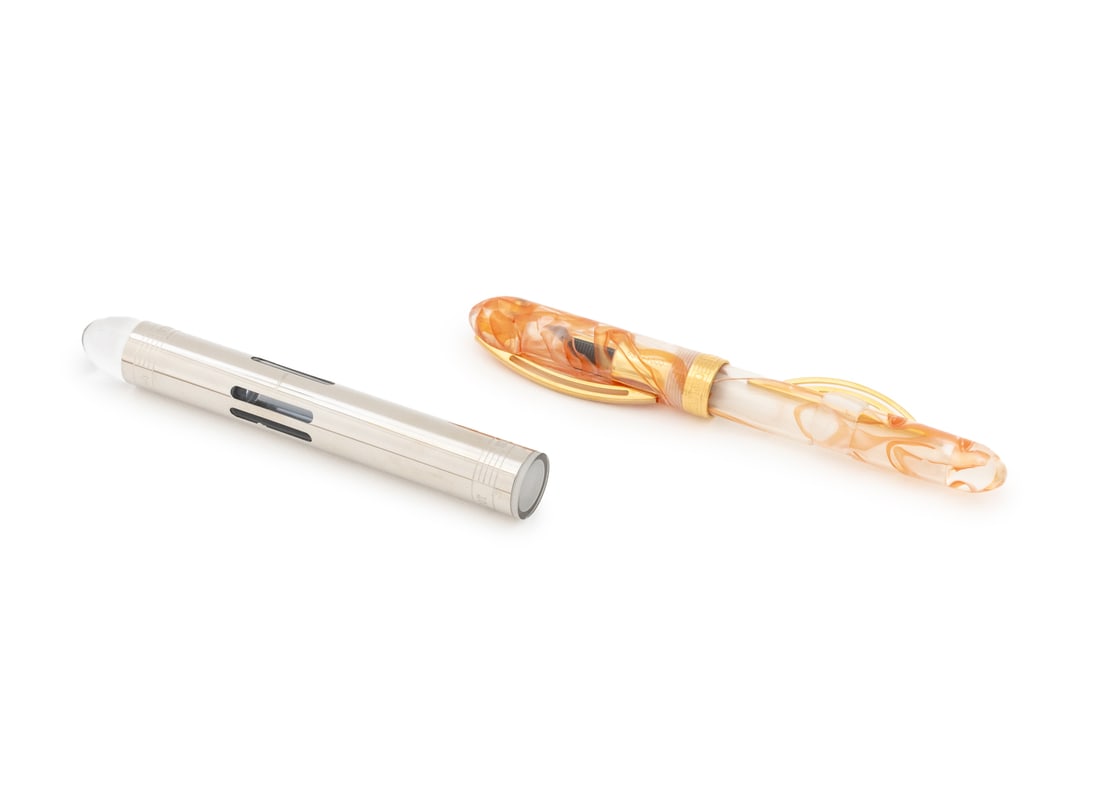 Visconti "Millennium Arc" Orange Fountain Pen (1 of 12)