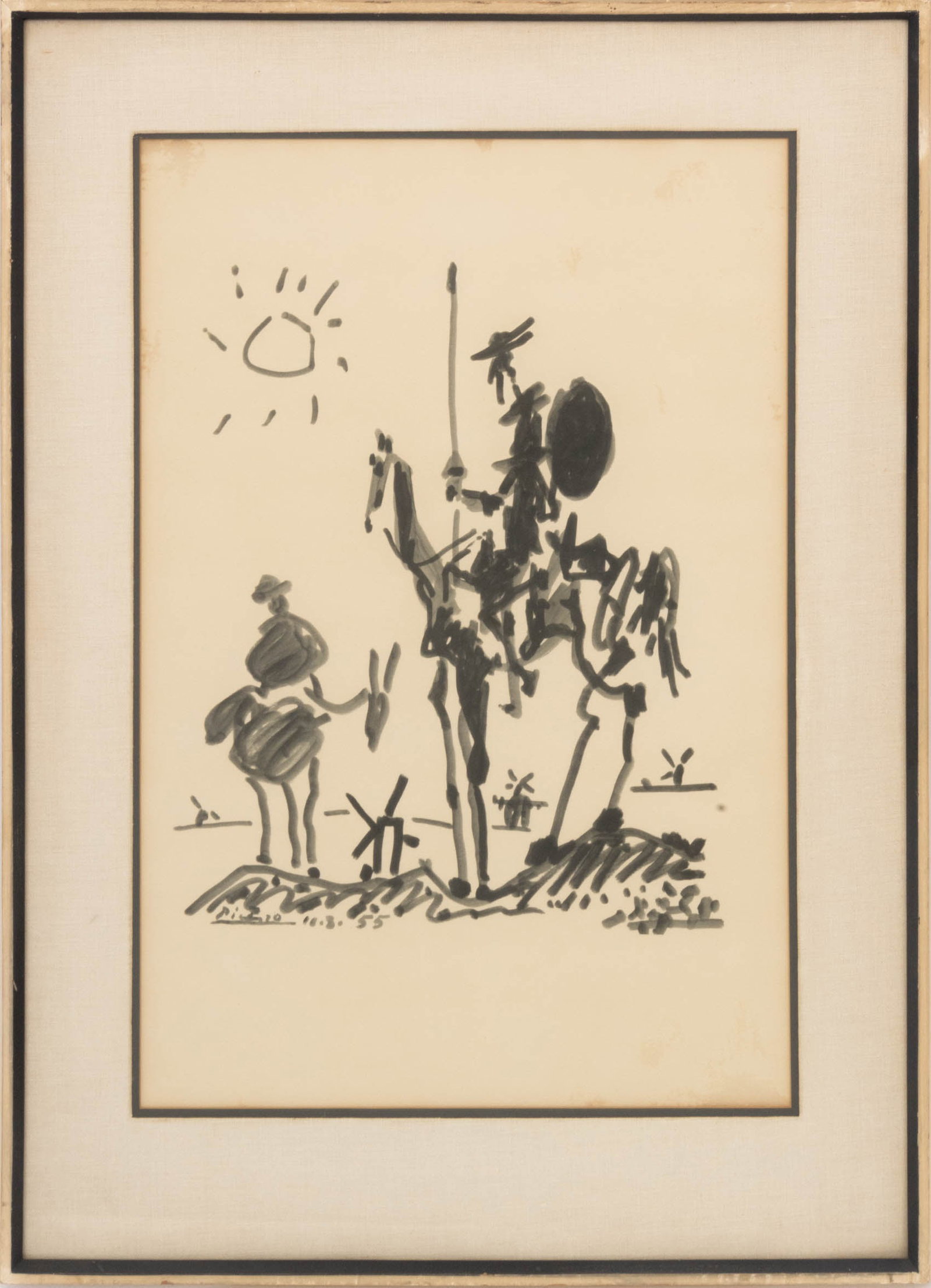 Pablo Picasso "Don Quixote" Offset Lithograph (1 of 8)