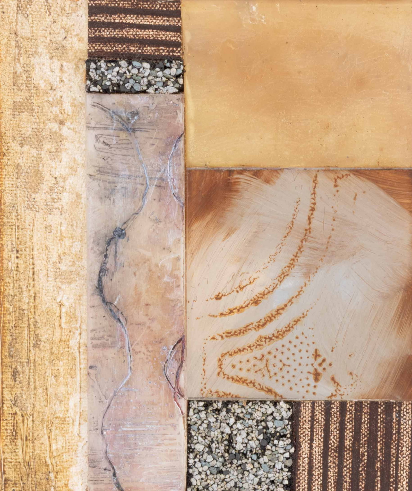 Illegibly Signed Abstraction Assemblage - 2