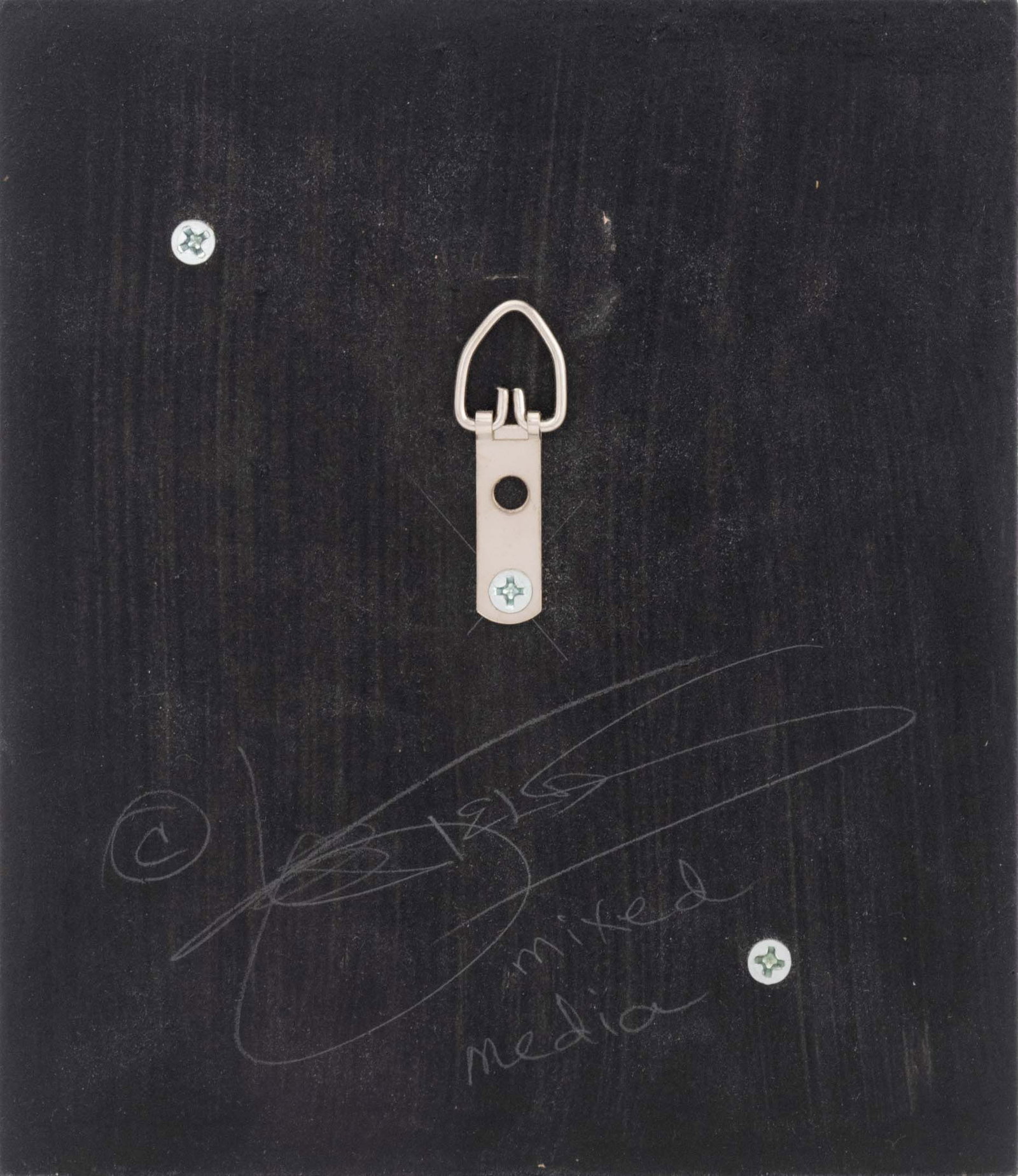 Illegibly Signed Abstraction Assemblage - 8