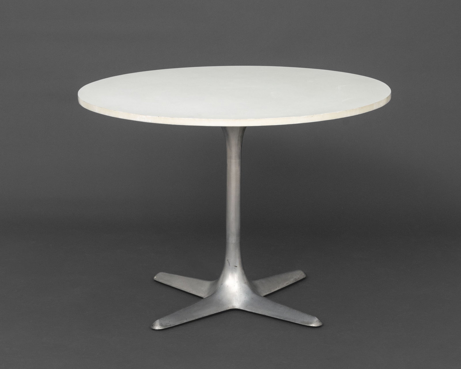 Mid-Century Modern Circular Top Steel Center Table (1 of 5)