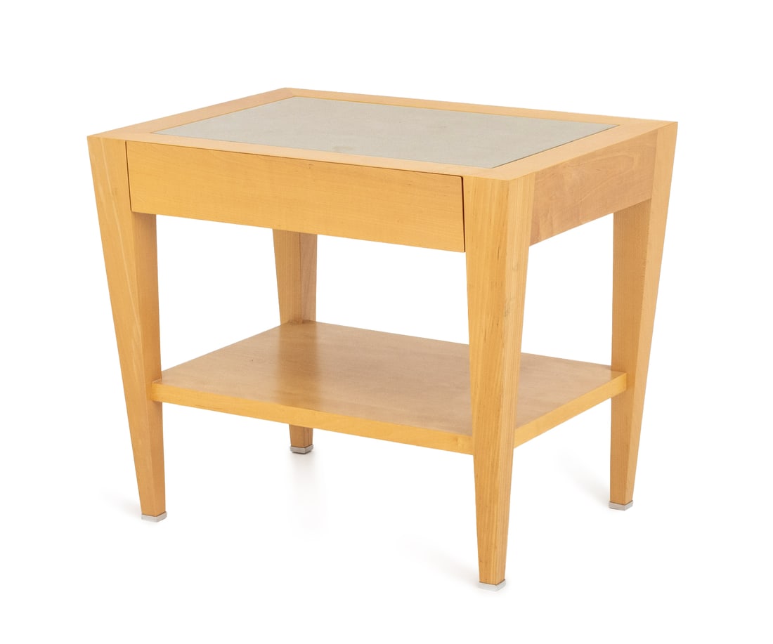 Donghia Maple Two-Tier Side Table (1 of 9)