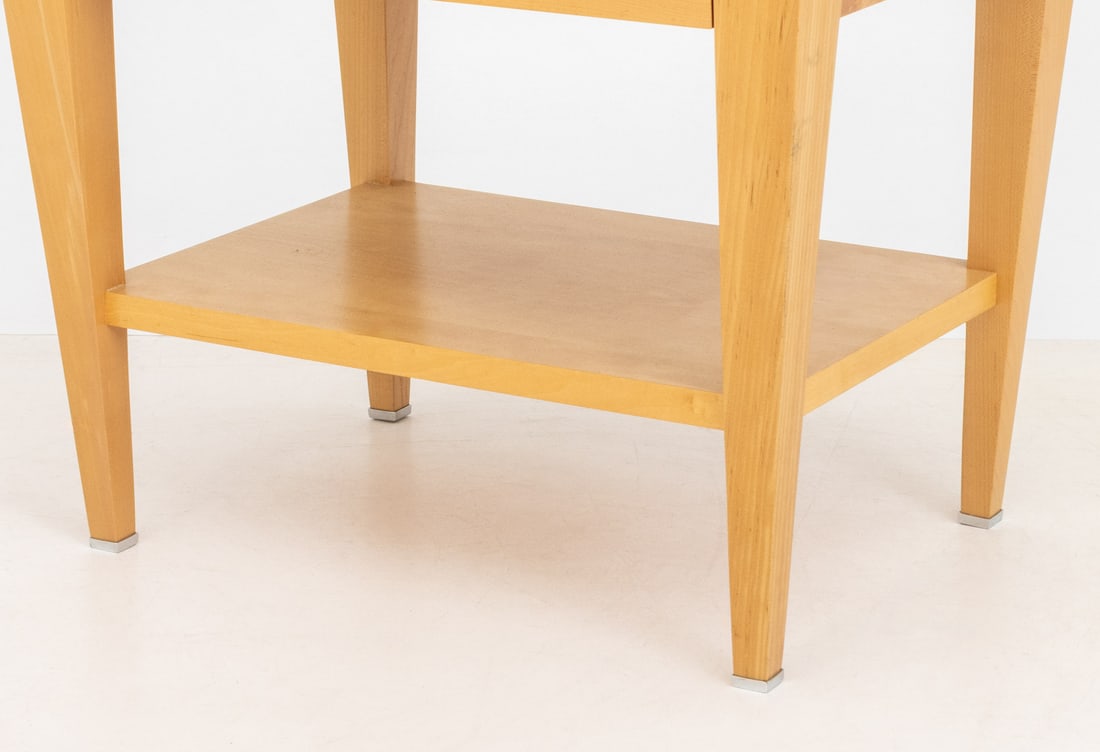 Donghia Maple Two-Tier Side Table - 5
