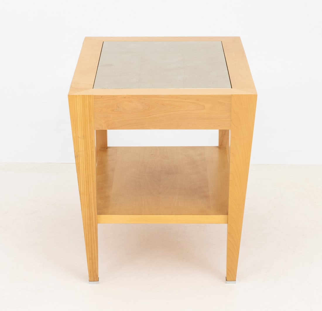 Donghia Maple Two-Tier Side Table - 7