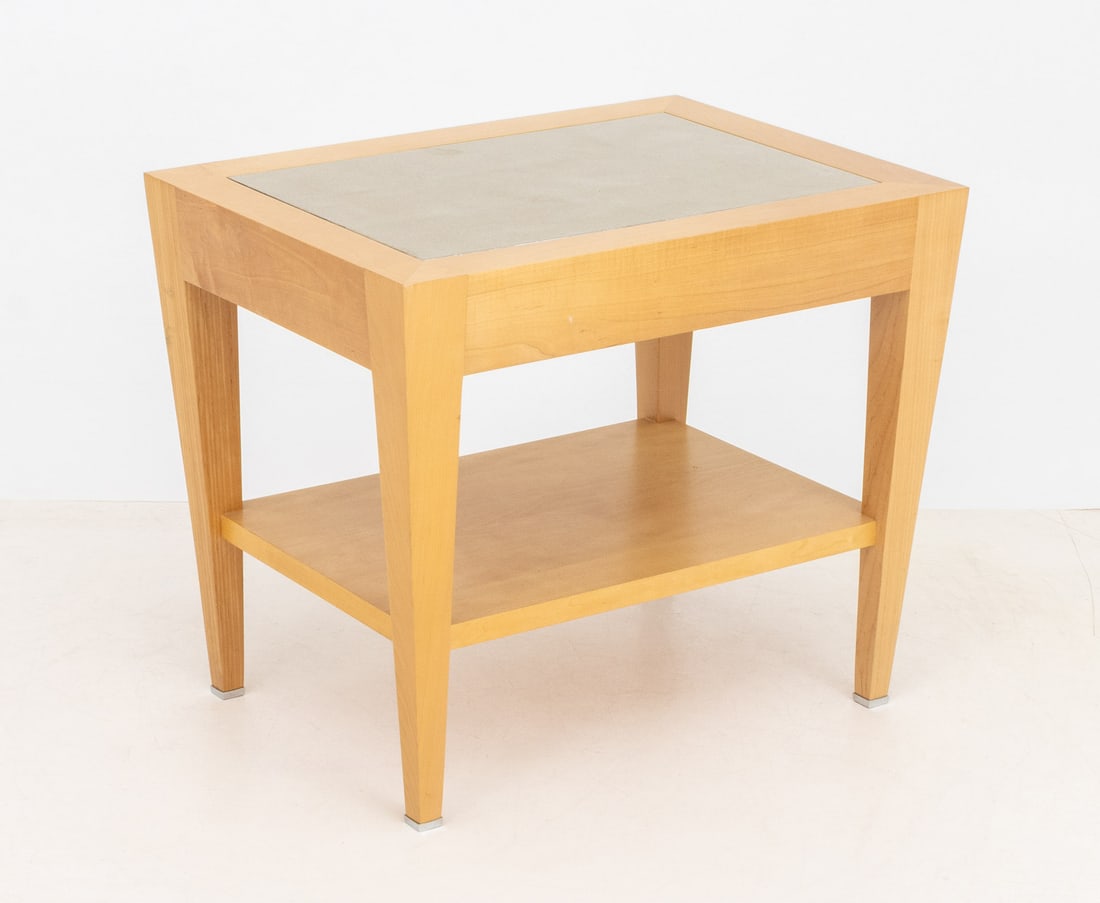 Donghia Maple Two-Tier Side Table - 8