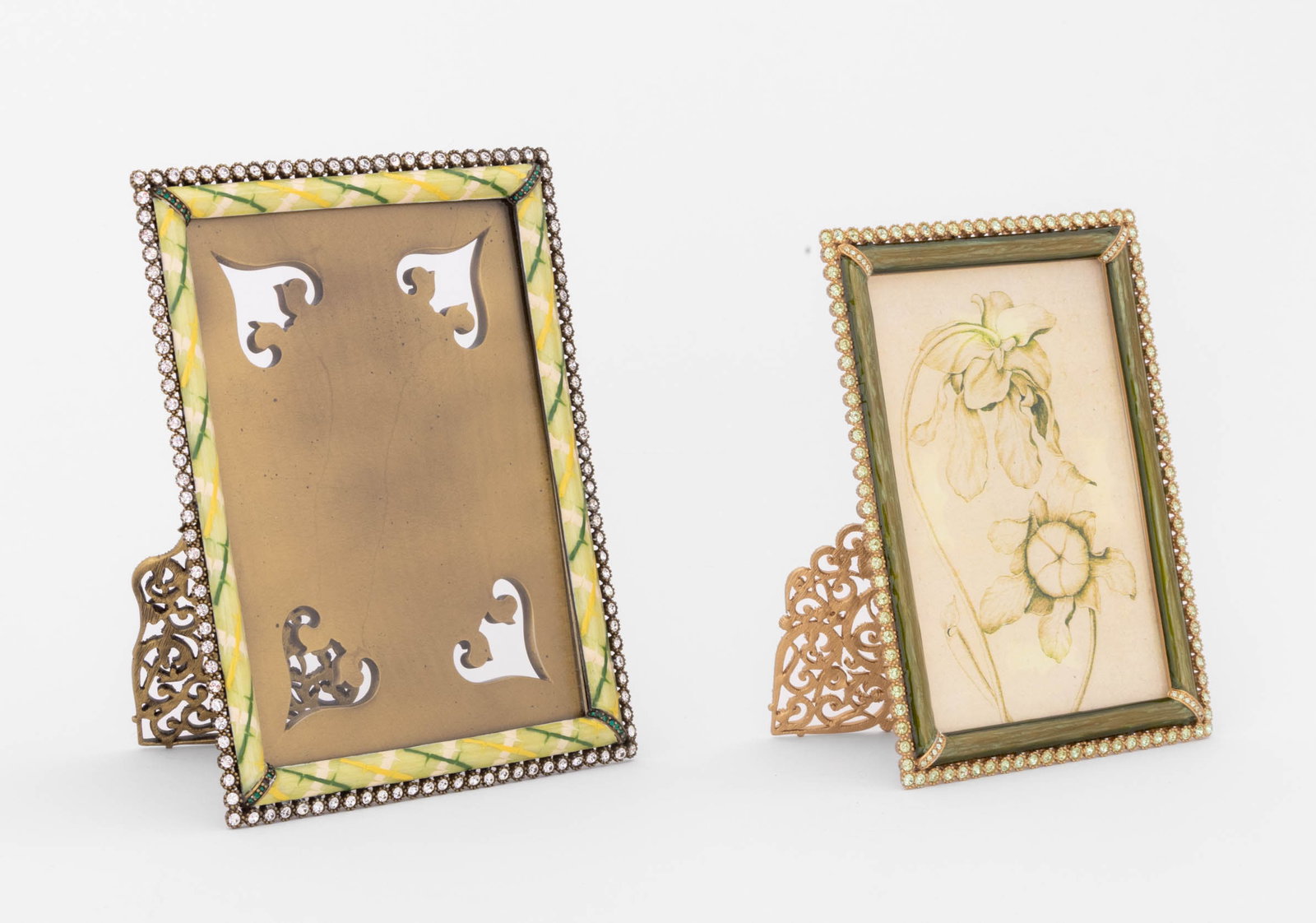 Jay Strongwater Gem-Set Enamel Picture Frames, 2 (1 of 10)