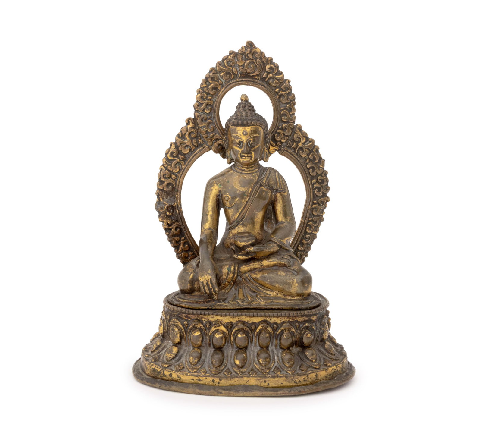 Tibetan Amitabha Buddha Gilt Bronze Sculpture (1 of 8)