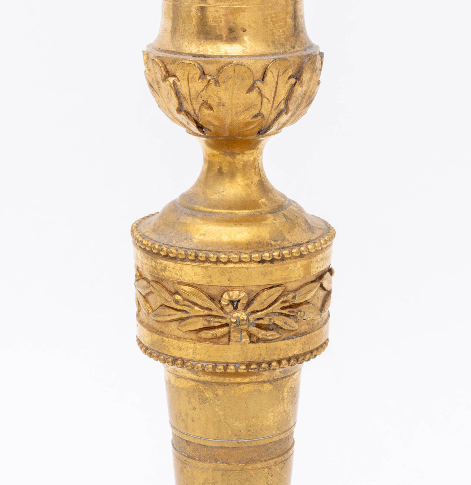 Louis XV Ormolu Candlesticks, 18th C., Pair - 6