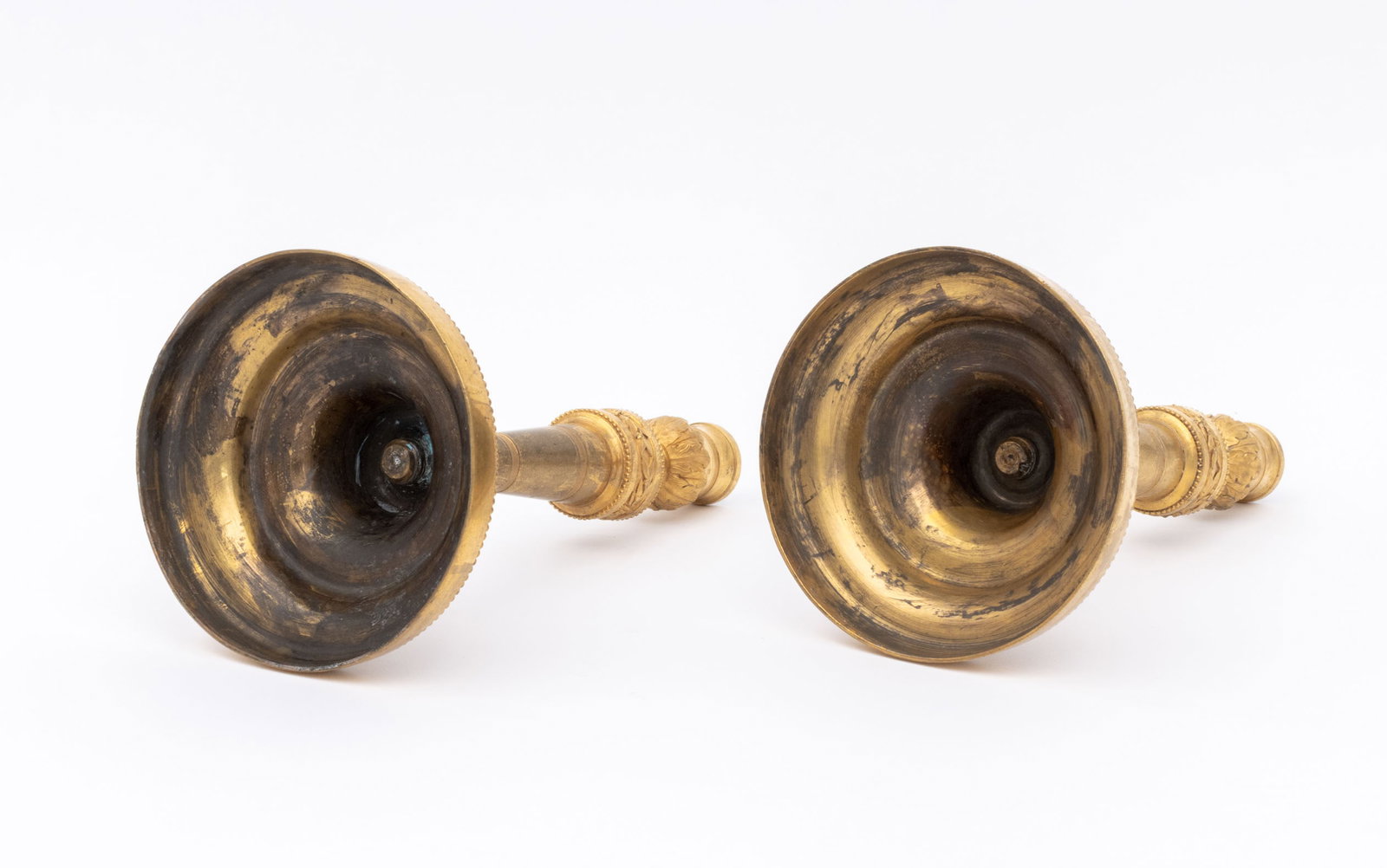 Louis XV Ormolu Candlesticks, 18th C., Pair - 8