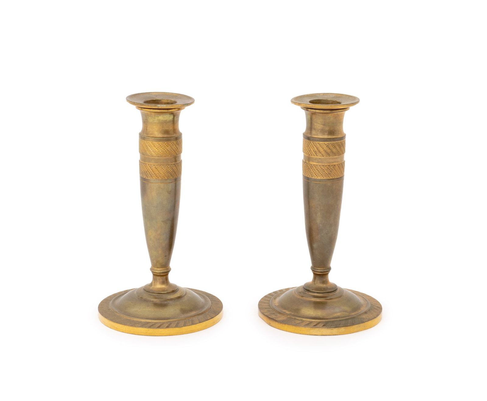 Directoire Ormolu Candlesticks, 19th C., Pair (1 of 7)