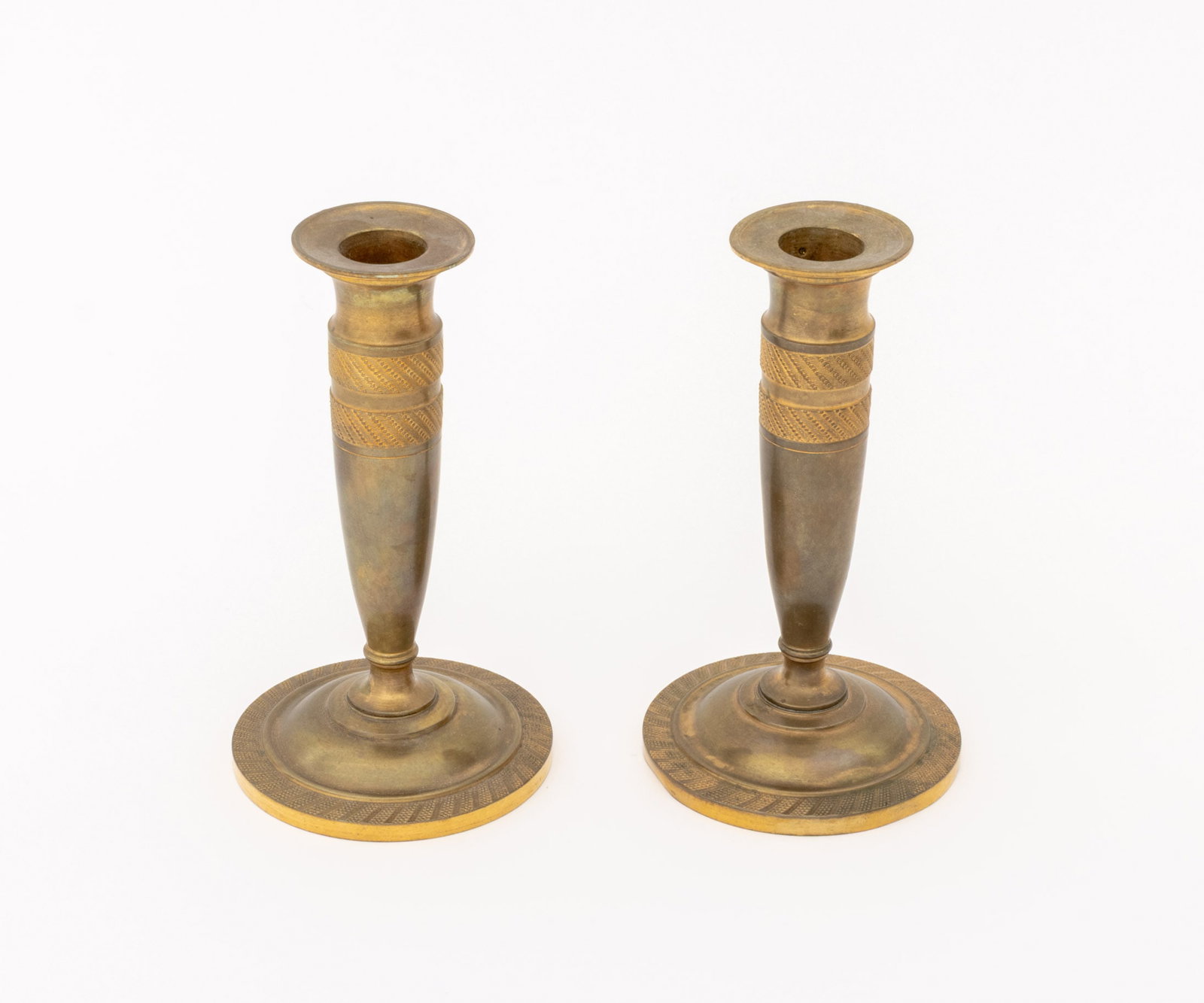 Directoire Ormolu Candlesticks, 19th C., Pair - 2