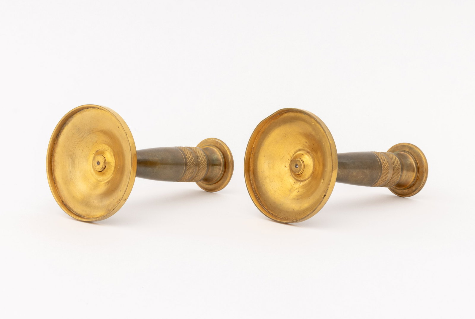 Directoire Ormolu Candlesticks, 19th C., Pair - 6