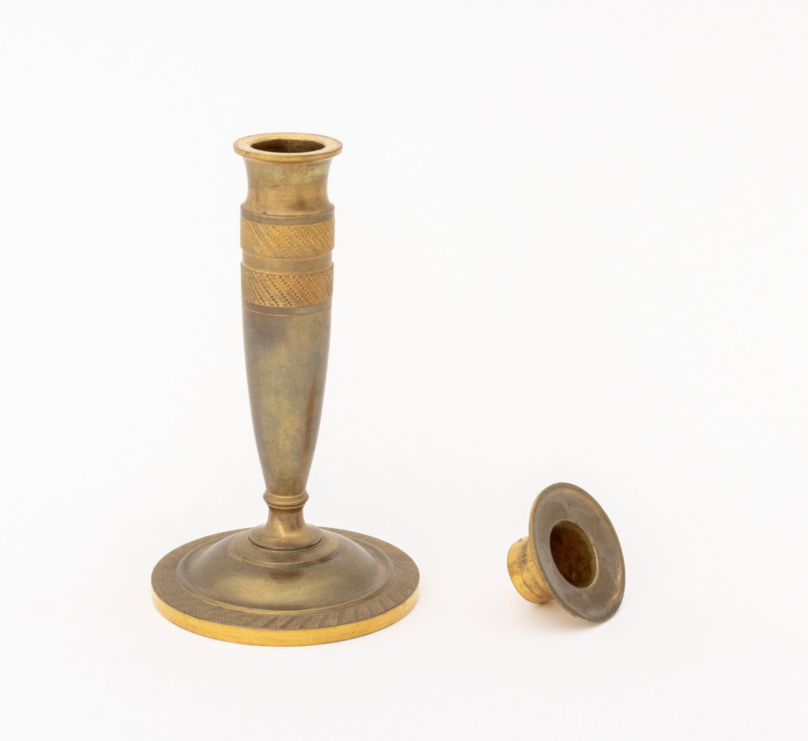 Directoire Ormolu Candlesticks, 19th C., Pair - 7