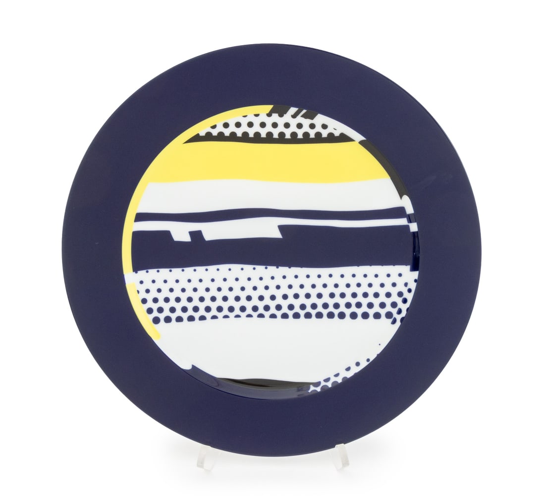 Roy Lichtenstein Rosenthal Porcelain Service Plate (1 of 7)