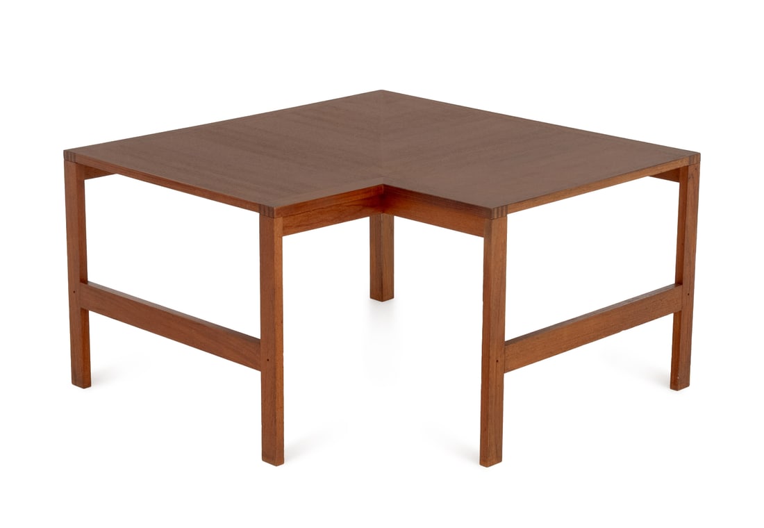 Knudsen & Lind x France & Son Walnut Corner Table (1 of 10)