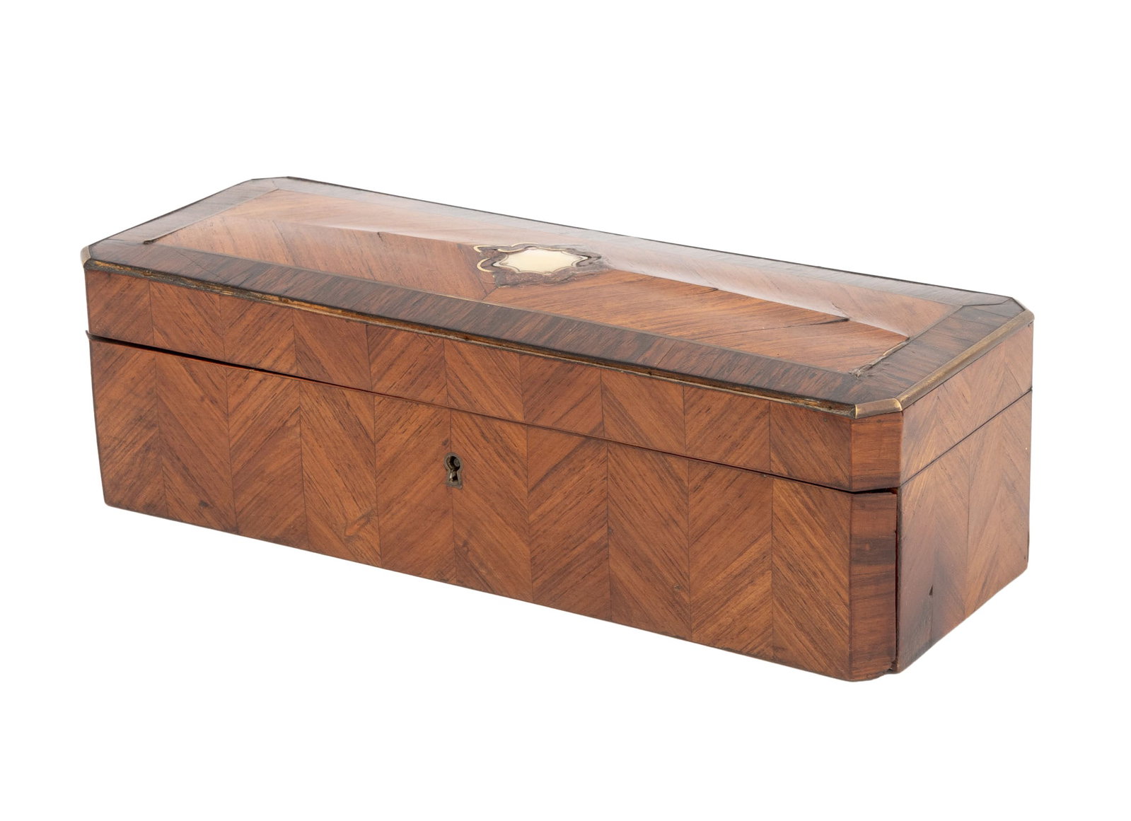 Napoleon III Style Mother-of-Pearl Marquetry Box (1 of 8)