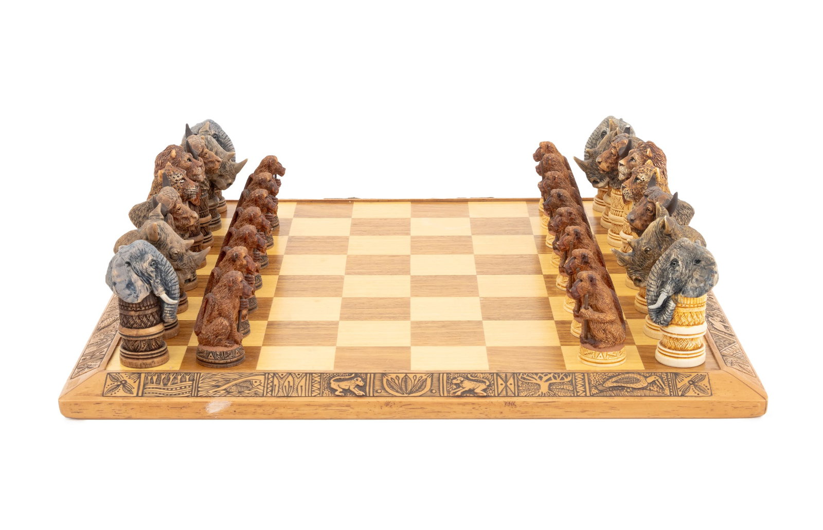 South African Safari Animal Form Chessmen & Board (1 of 13)