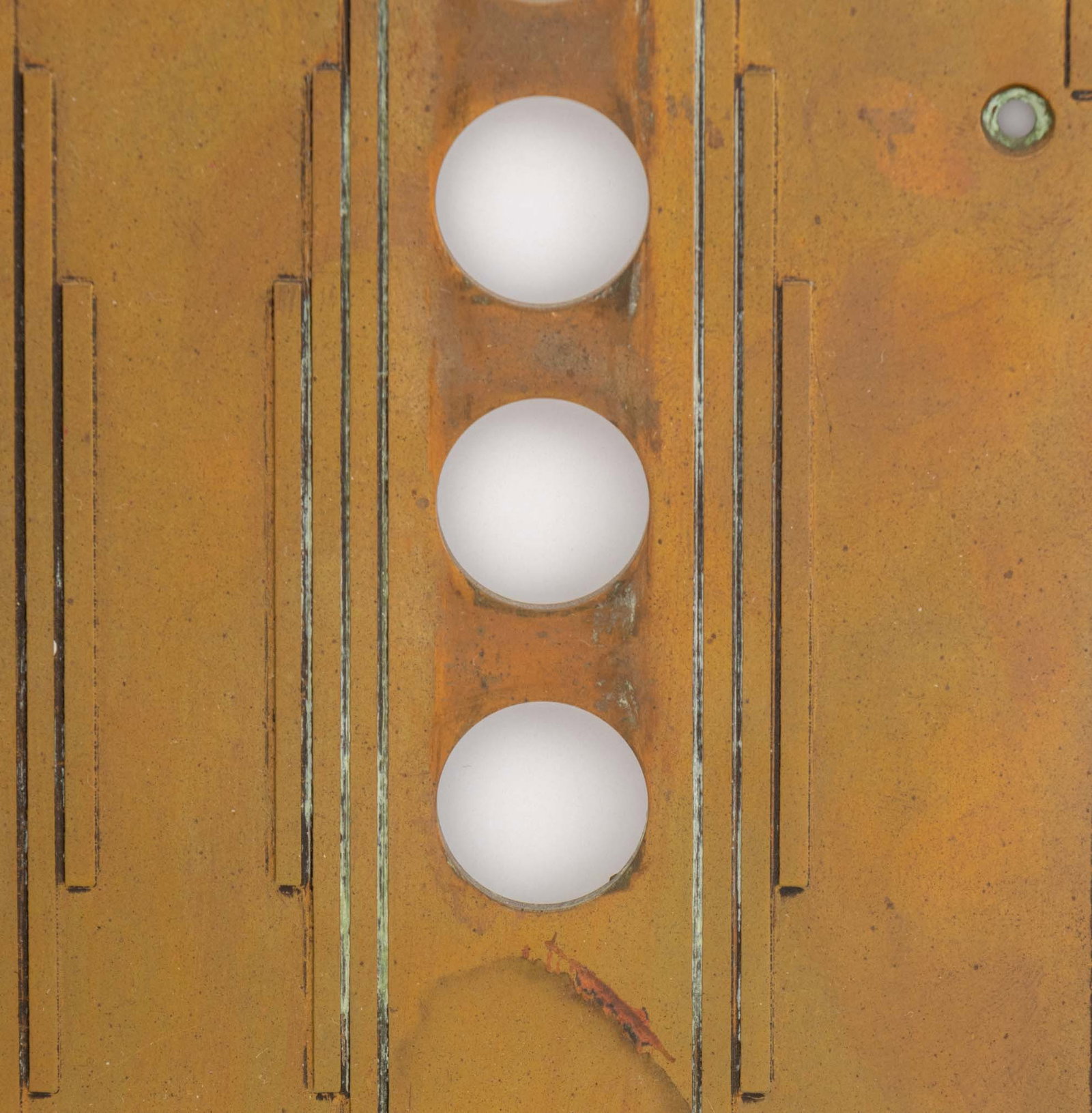 Watson Bronze Elevator Button Panel - 5