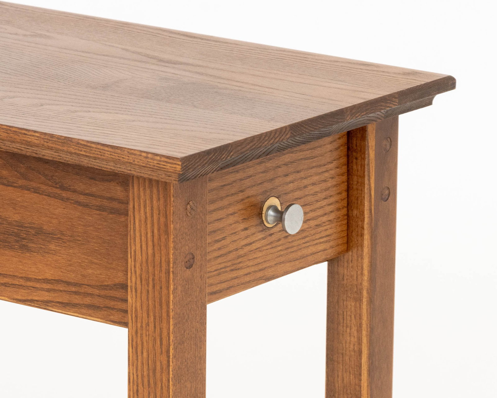 Modern Oak Side Table - 4