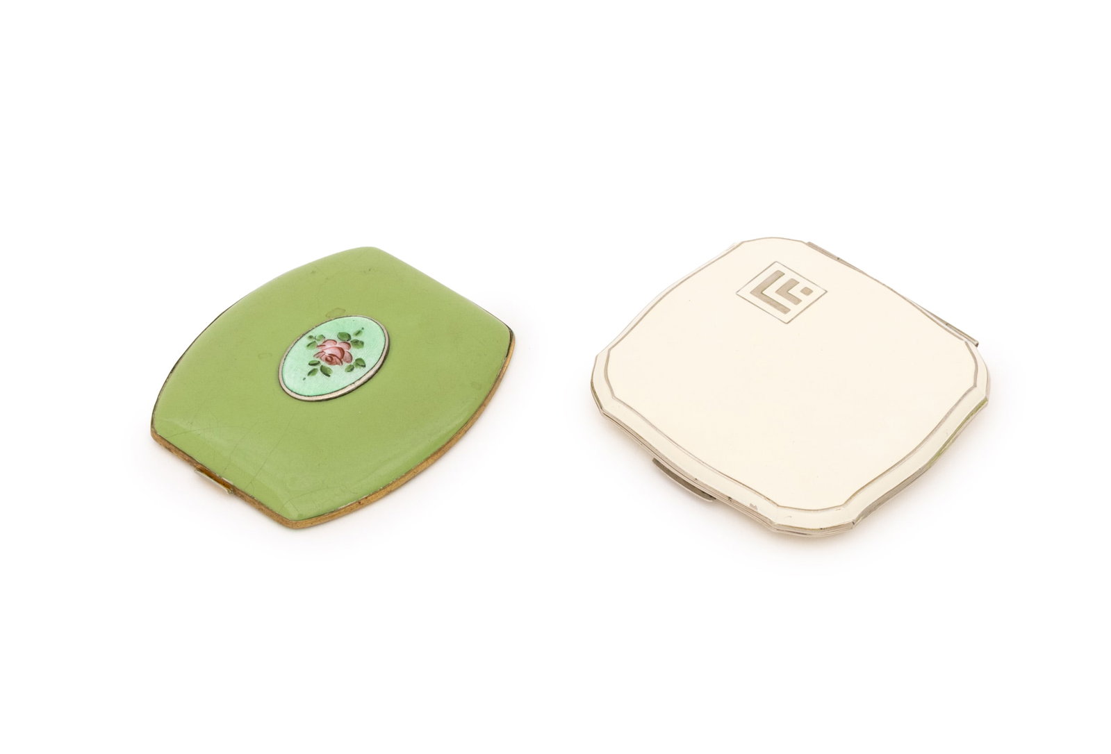 Lucien Lelong, Etc. Vintage Enamel Compacts, 2 (1 of 11)
