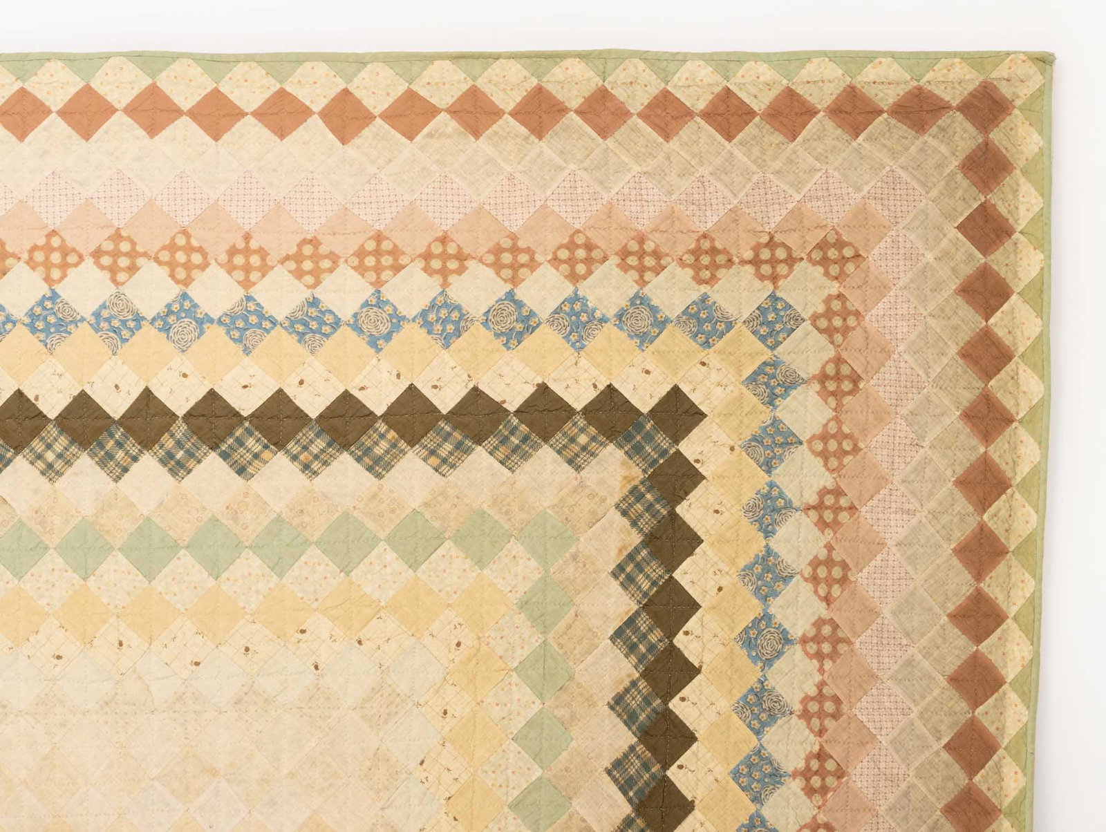 American Cotton Patchwork Quilt, ca. 1920 - 10