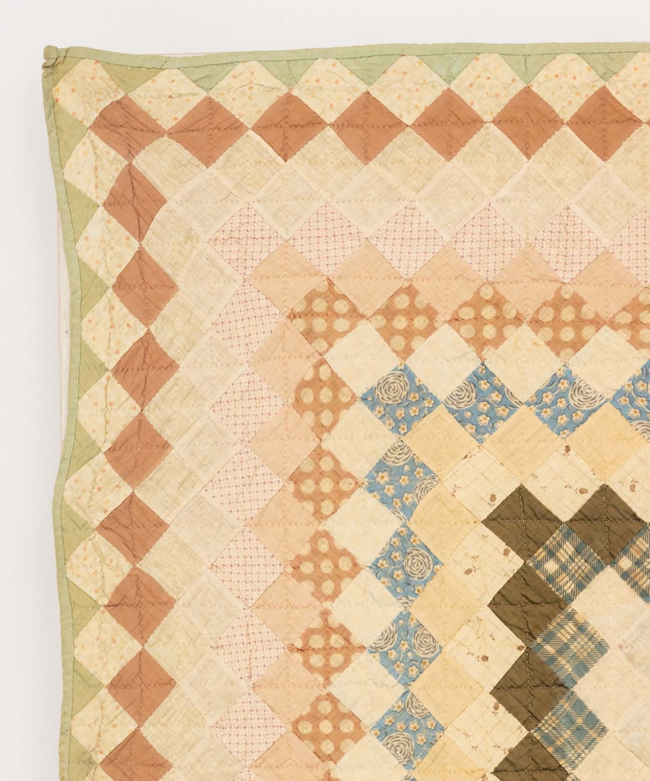 American Cotton Patchwork Quilt, ca. 1920 - 12