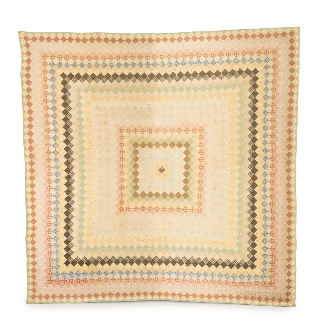 American Cotton Patchwork Quilt, ca. 1920 (1 of 13)