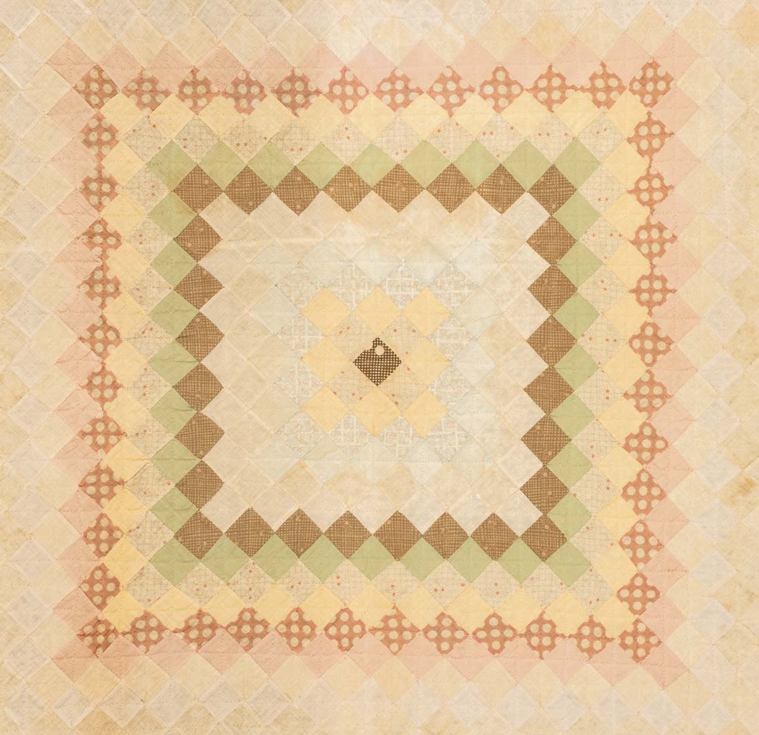 American Cotton Patchwork Quilt, ca. 1920 - 9
