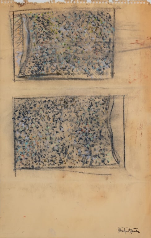 Manfred Schwartz Beach Horizontal Studies Pastel (1 of 5)