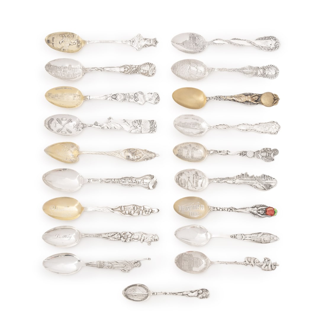 American Sterling Silver Souvenir Spoons, 19 (1 of 18)