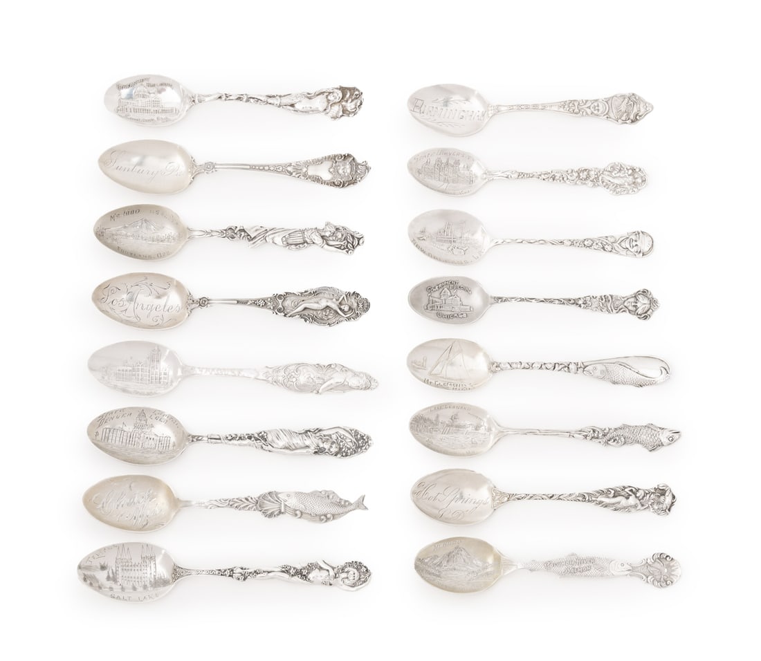American Sterling Silver Souvenir Spoons, 16 (1 of 13)