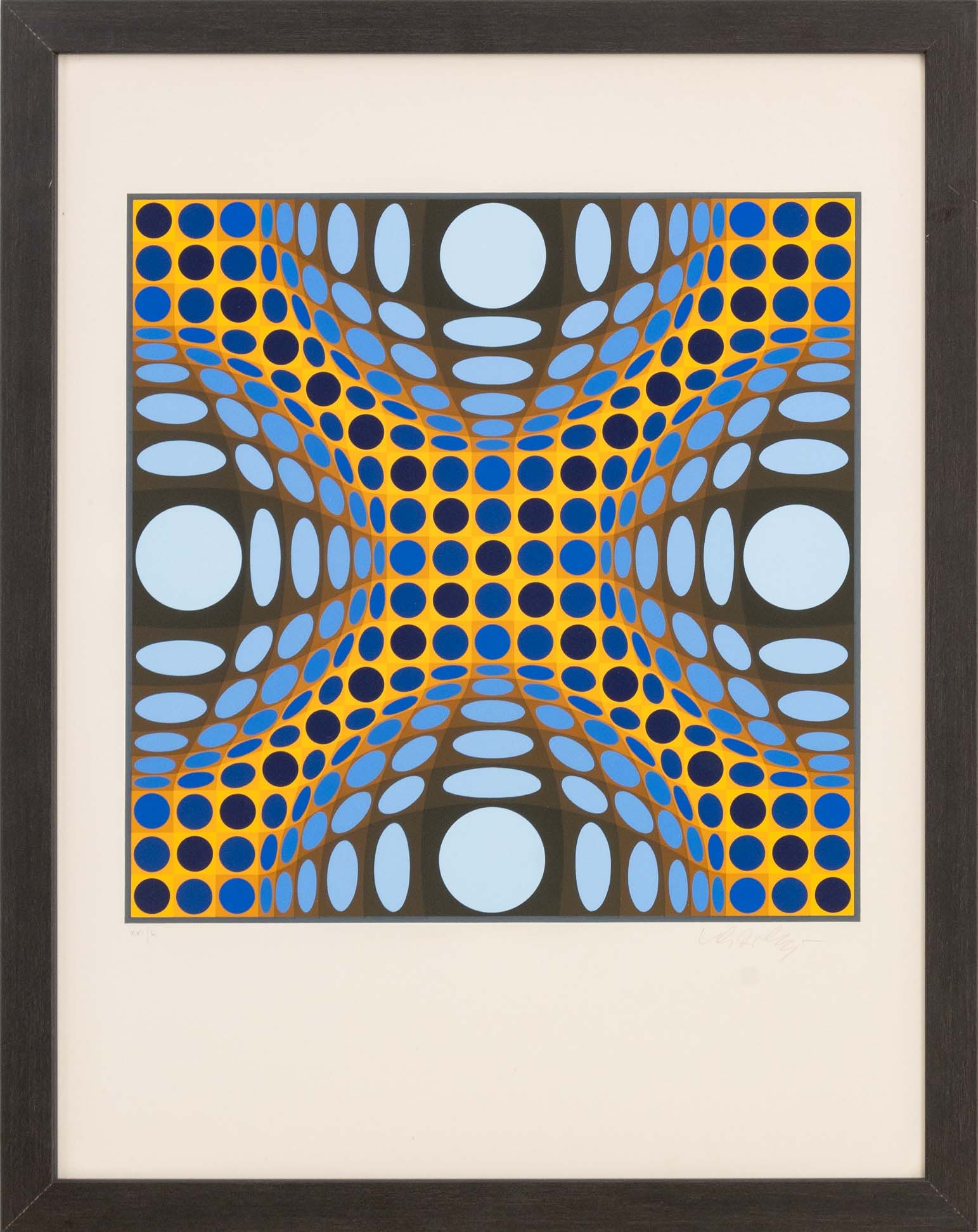 Victor Vasarely "Pengo-Z" Serigraph, 1975 (1 of 12)