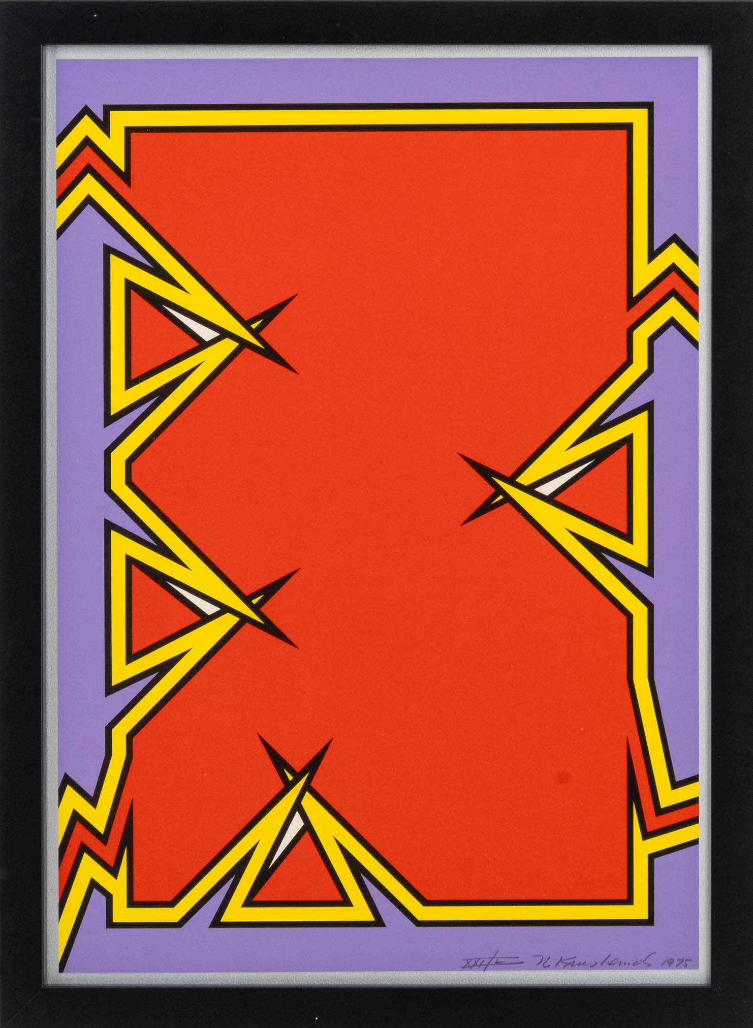 Nicholas Krushenick "Boston Tea Party", 1975 (1 of 10)