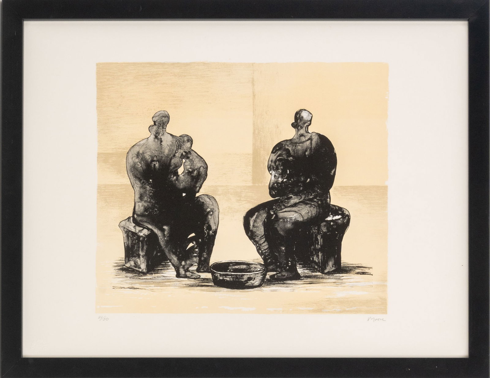 Henry Moore "Two Women Bathing Child", 1975 (1 of 12)