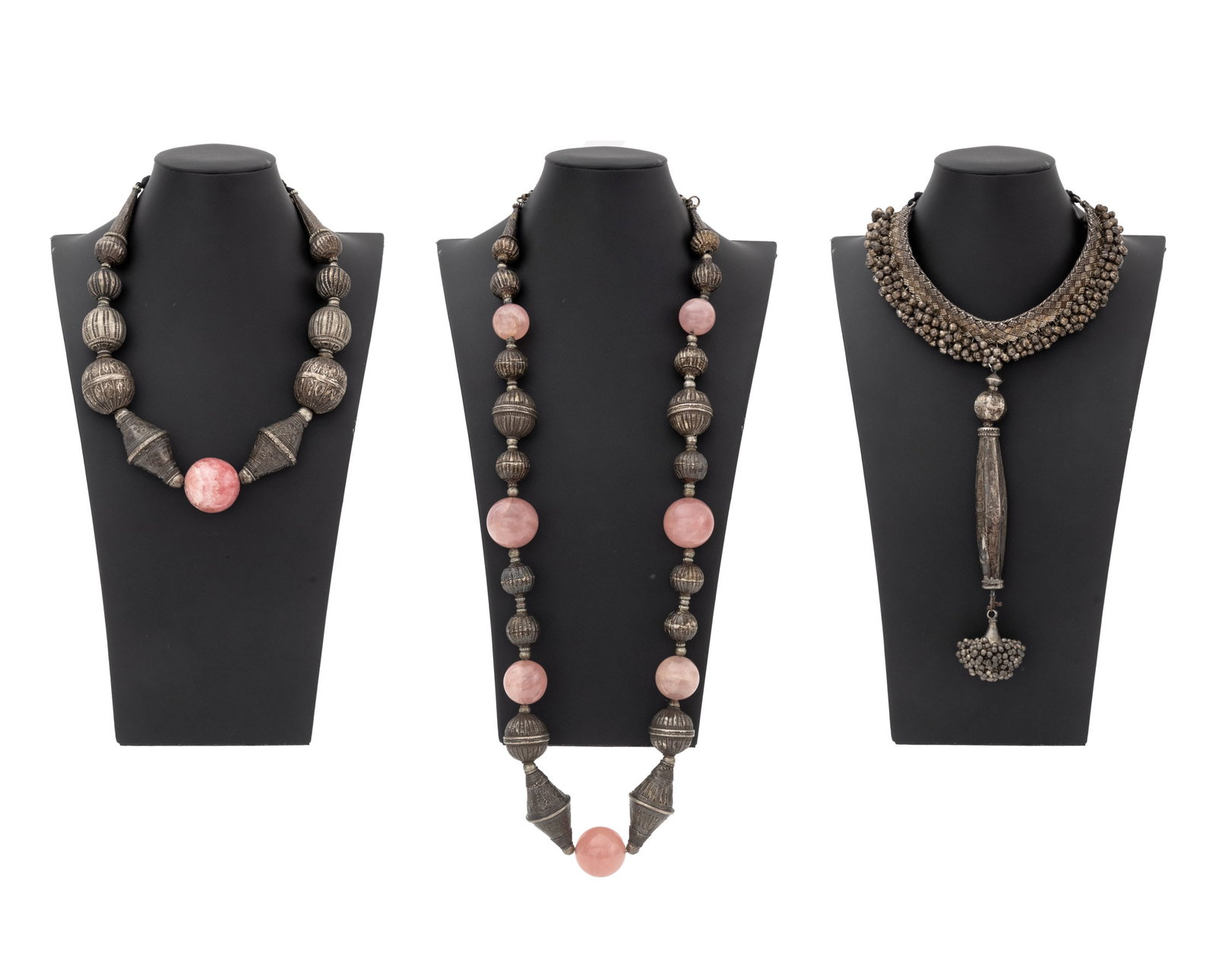 Irena Corwin Silver Beaded Necklaces, 3 (1 of 17)
