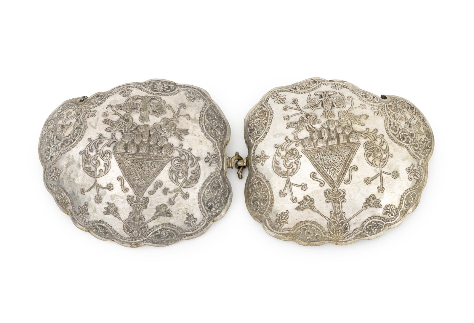 Ottoman Empire Silver Belt Buckle (1 of 9)