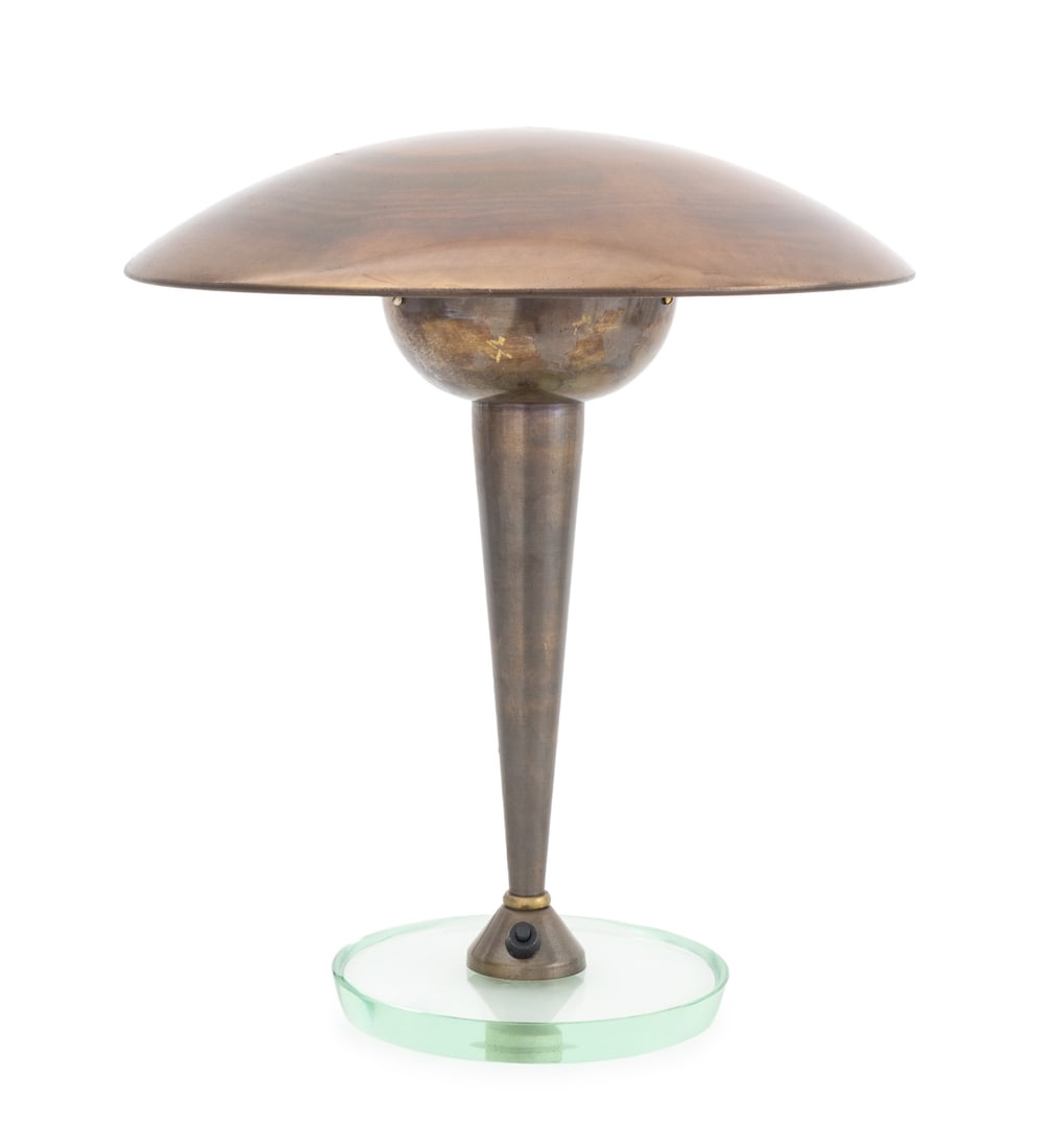 Pietro Chiesa Attr. Modernist Brass Table Lamp (1 of 7)