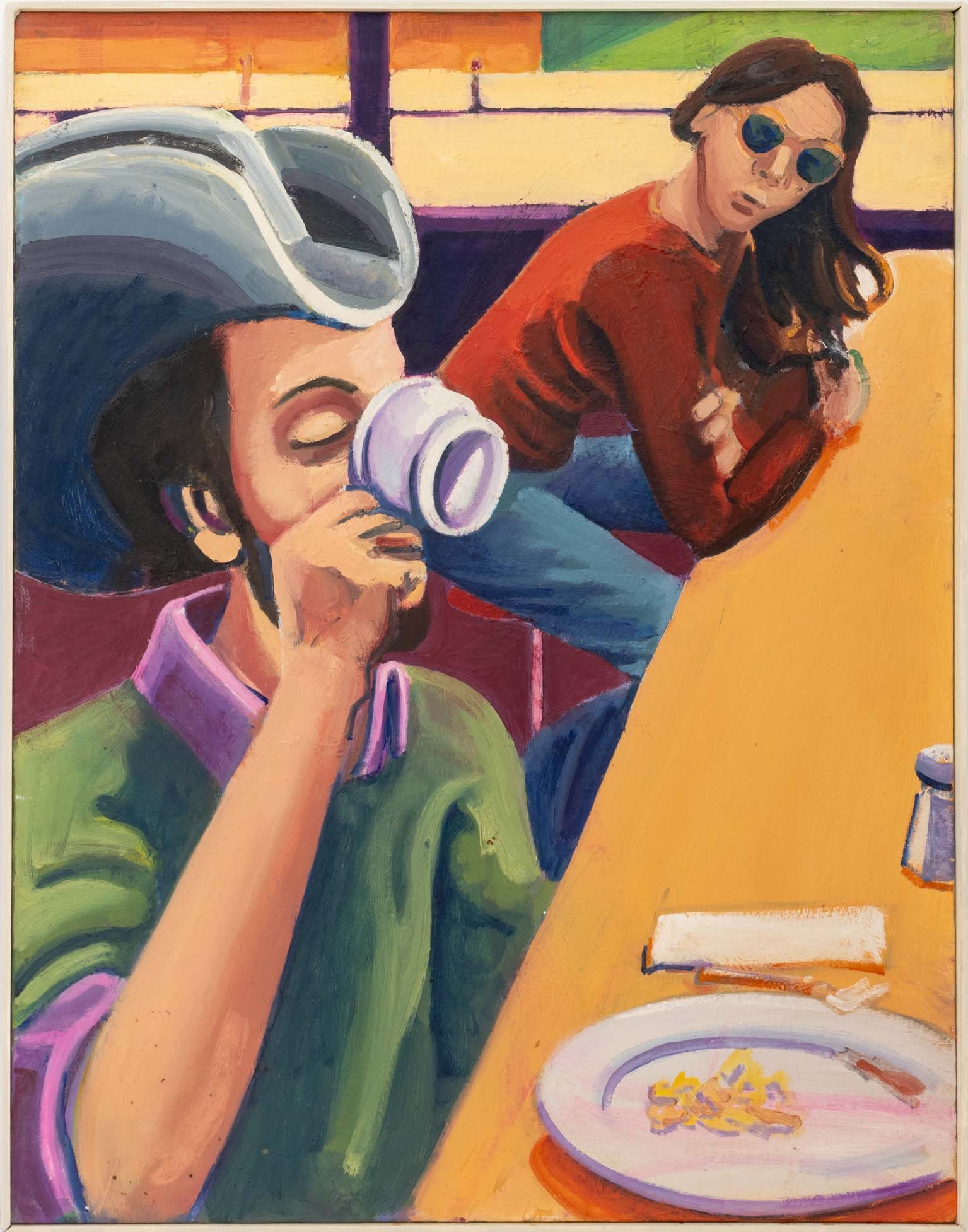 Daniel W. Freeman "Journey to JFK" Oil, 1975 (1 of 7)