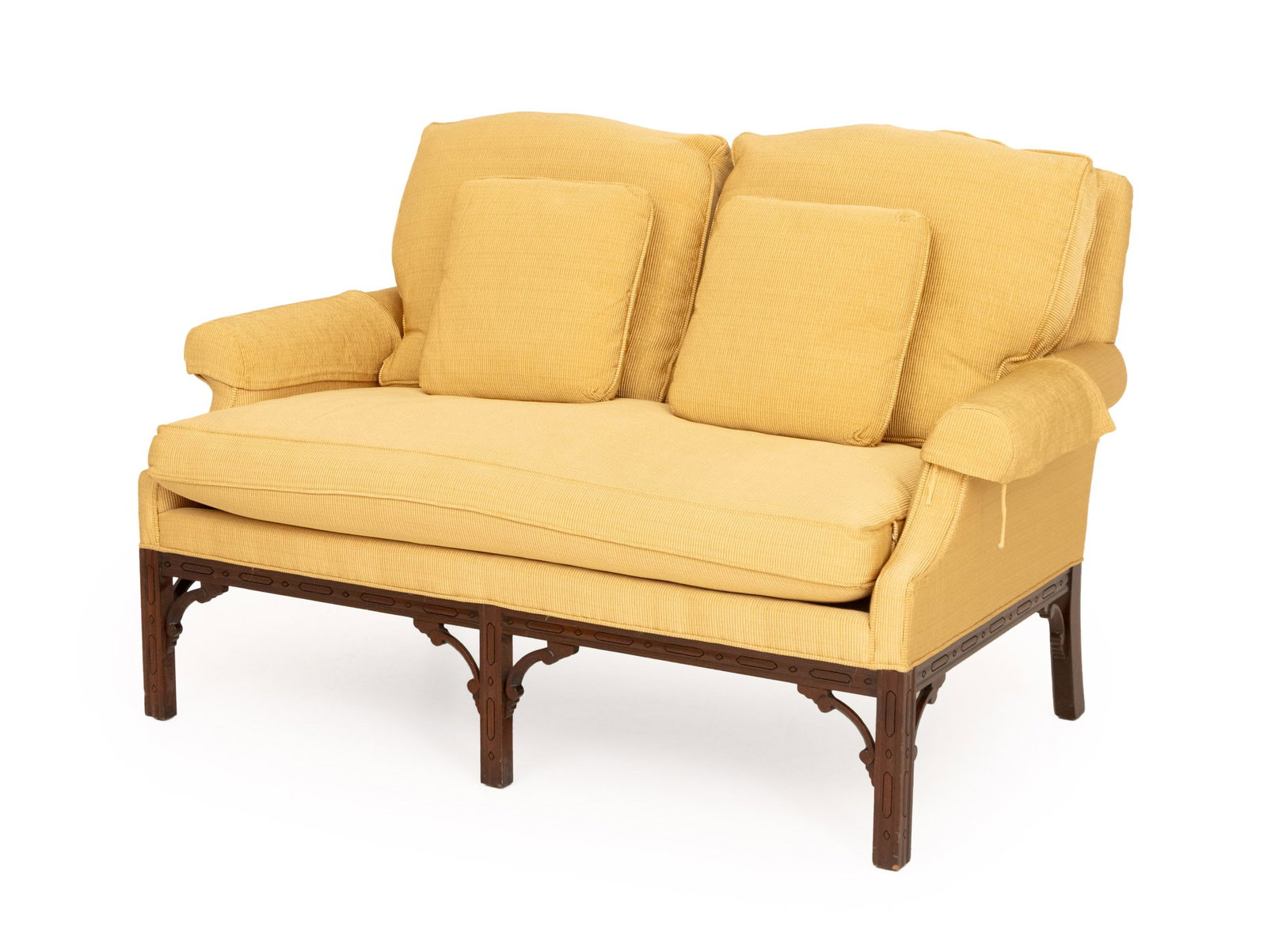 Smithwood Chippendale Style Mahogany Sofa (1 of 8)