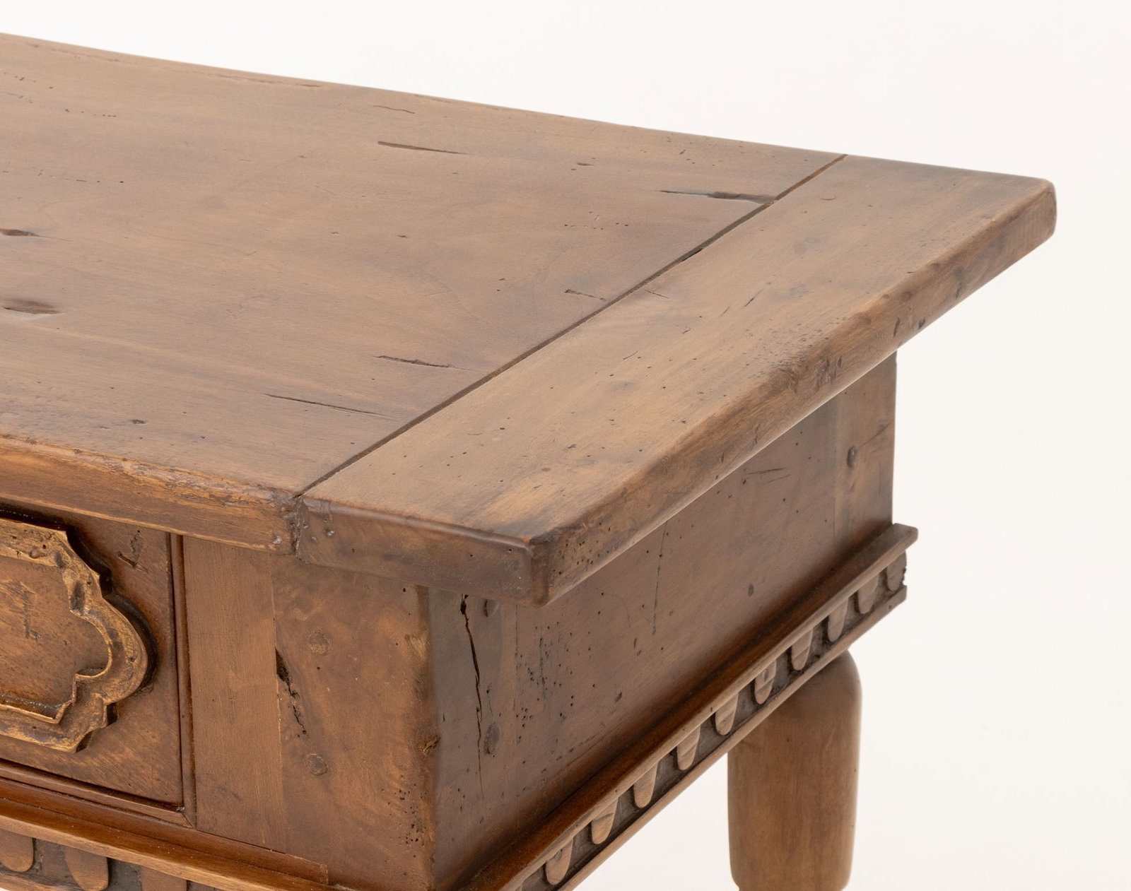 Italian Baroque Style Walnut Library Table - 5