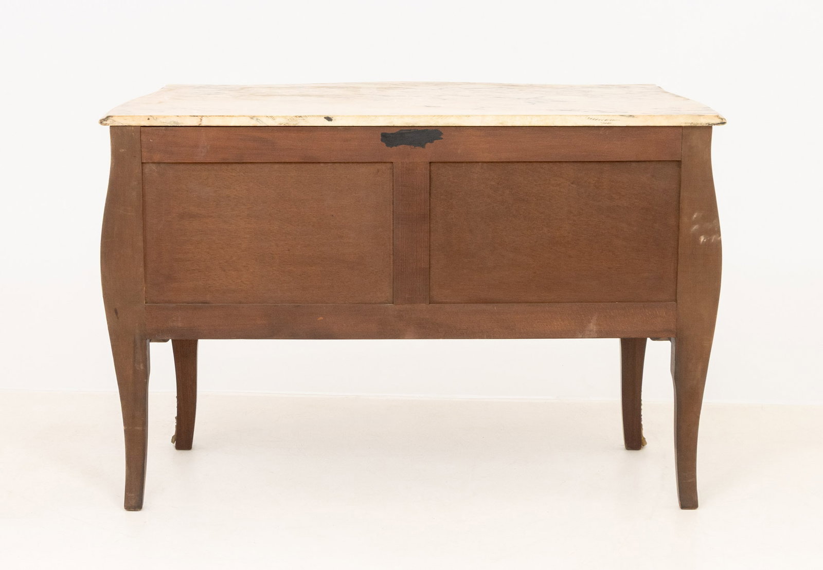 Louis XV Style Walnut Bombe Commode - 9