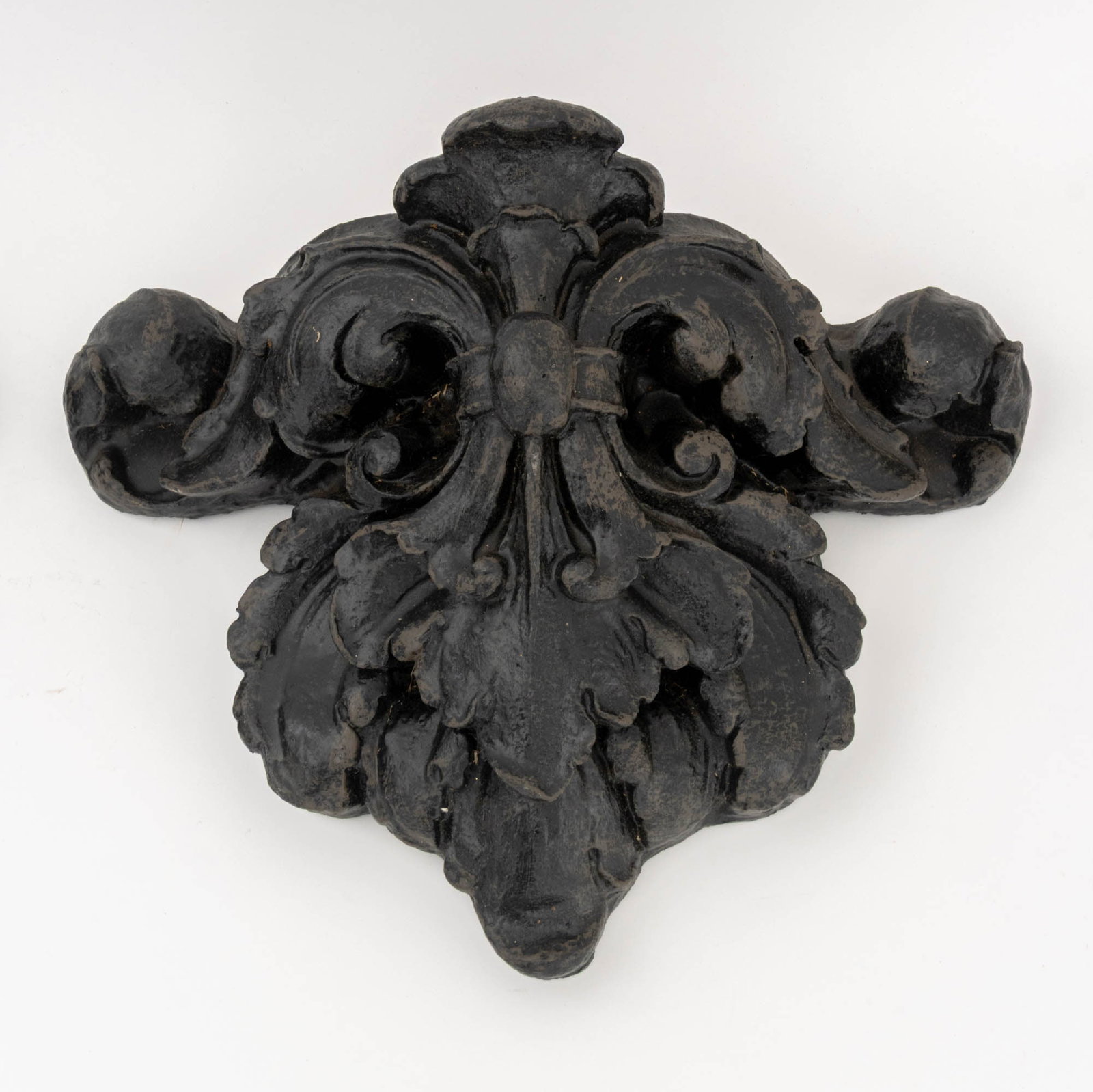 Neoclassical Style Ebonized Wall Brackets, Pair - 2