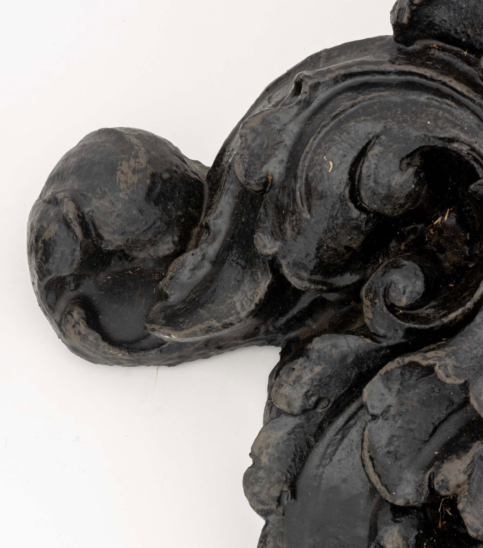 Neoclassical Style Ebonized Wall Brackets, Pair - 3