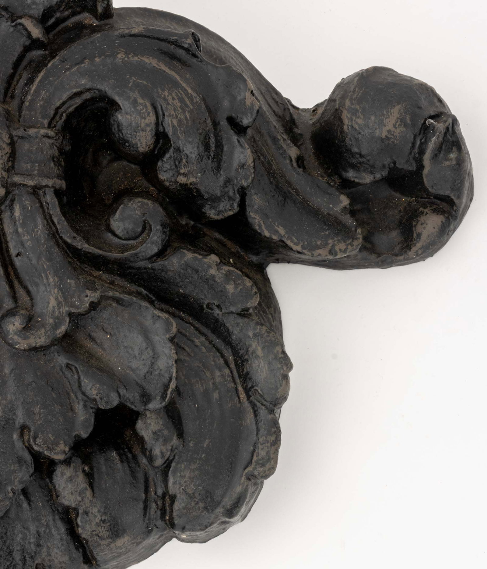 Neoclassical Style Ebonized Wall Brackets, Pair - 5