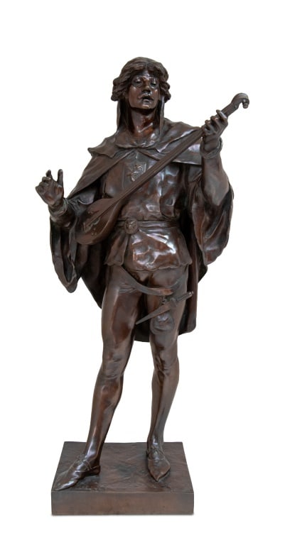 Emile Picault "Joueur de Luth" Patinated Bronze (1 of 6)