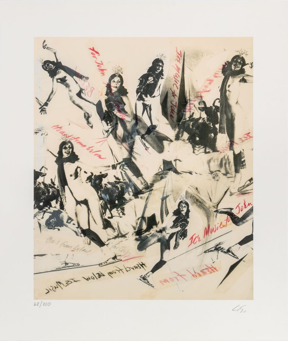 Carolee Schneemann "Ice Music for John", 2018: Carolee Schneemann (American, 1939-2019), "Ice Music for John", Archival Digital Print with Ultra Chrome HD Archival Inks on Epson Hot Press Bright Paper, printed by Rabbet Art Editions, Branchburg, N