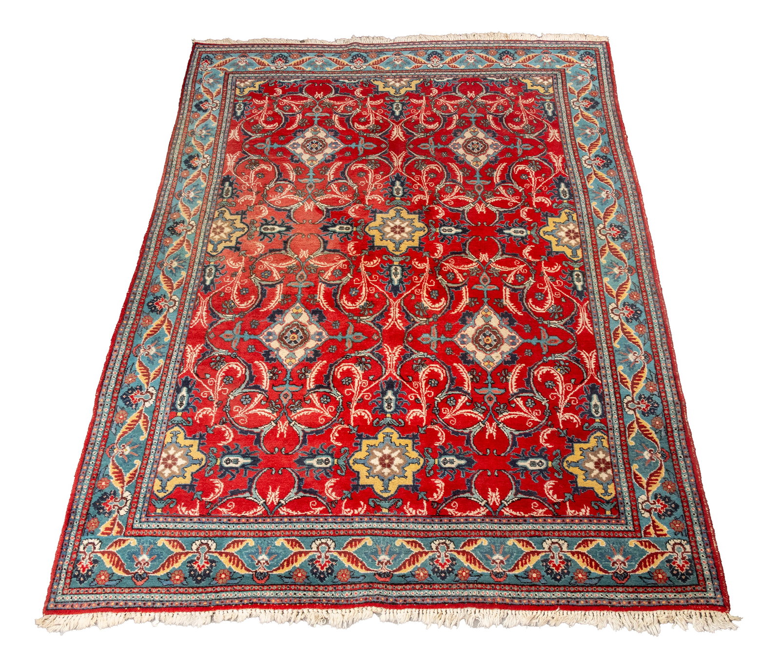 Iranian Sarouk Rug, 11' 2" L x 7' 6.5" W (1 of 10)